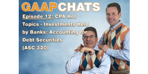 GAAP Chats: Investments Held by Banks-Debt Securities