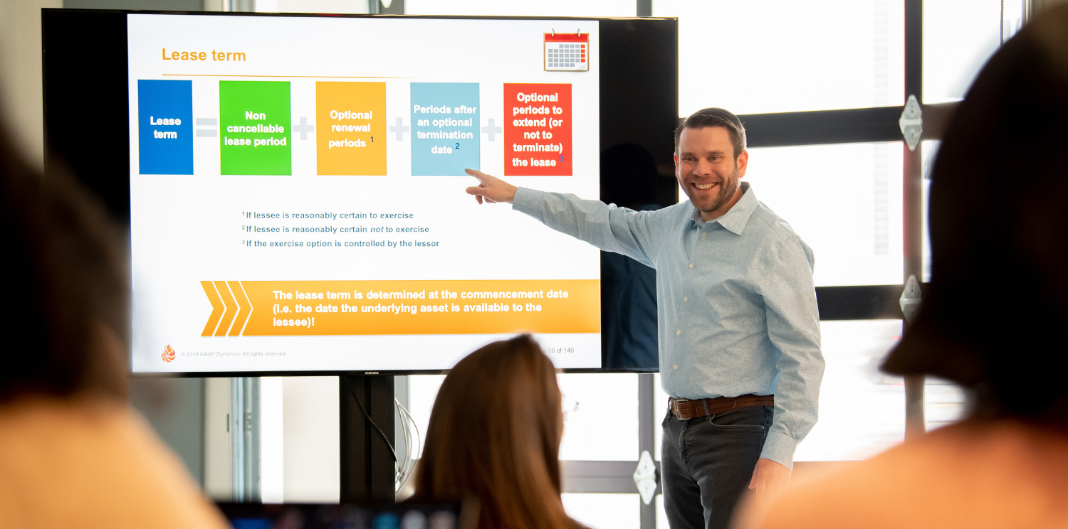 [A professional, high-quality image representing a GAAP Dynamics instructor facilitating a class.]